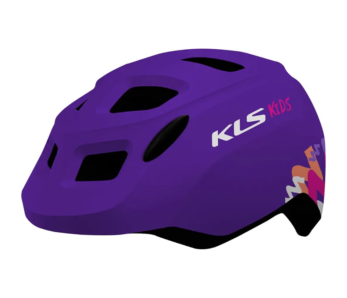 Шолом дитячий KLS Zigzag 022 XS (45-49cм) фіолетовий