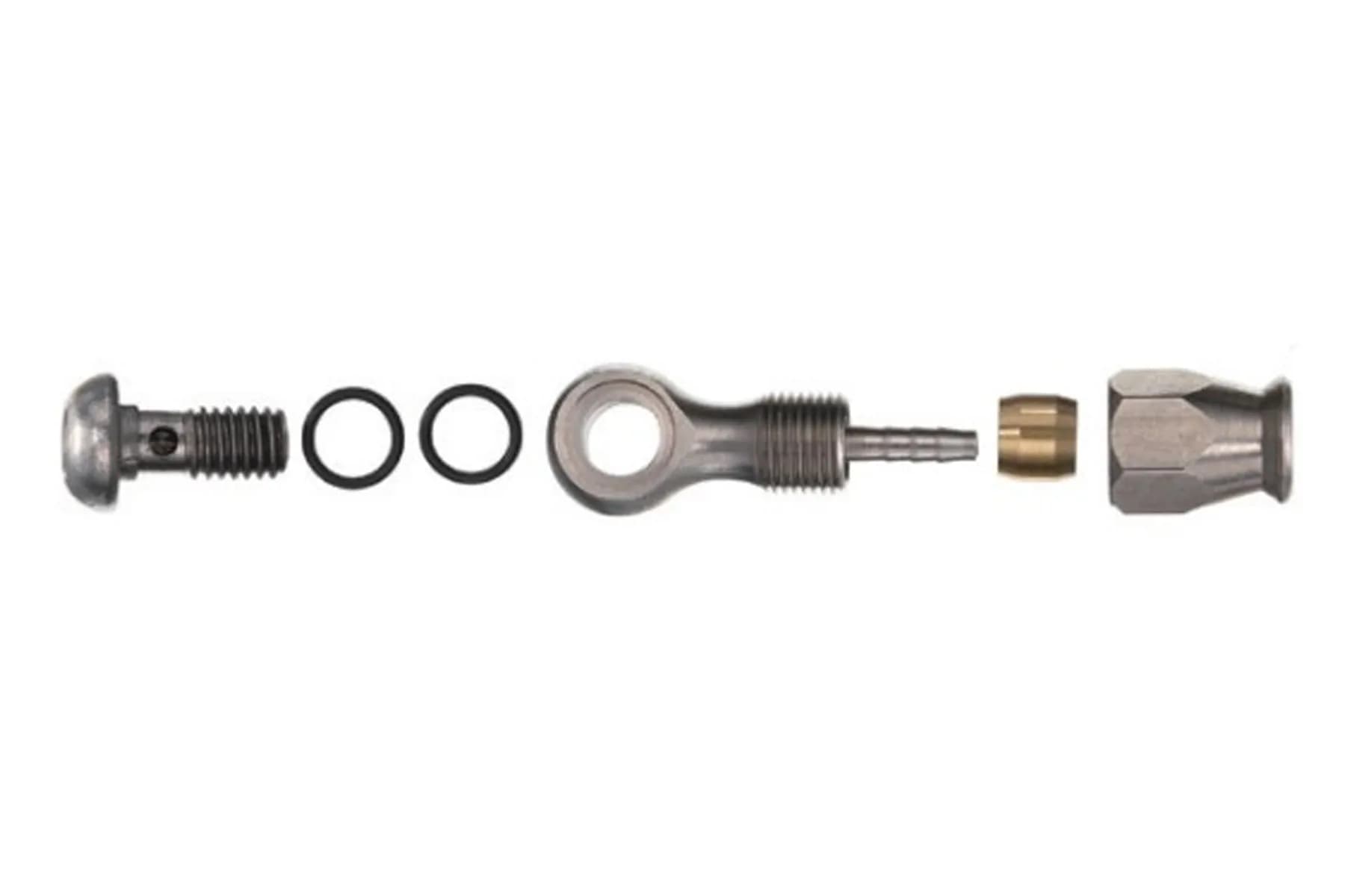 Комплект деталей Alligator для гідролінії універсальний (оливка + штуцер + гайка)