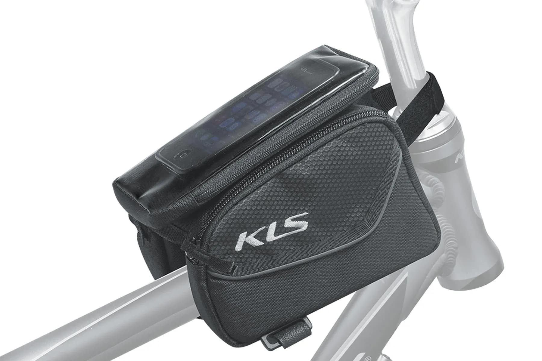 Сумка з кріпленням на раму і винос KLS Alpha (0,9 л) чорний