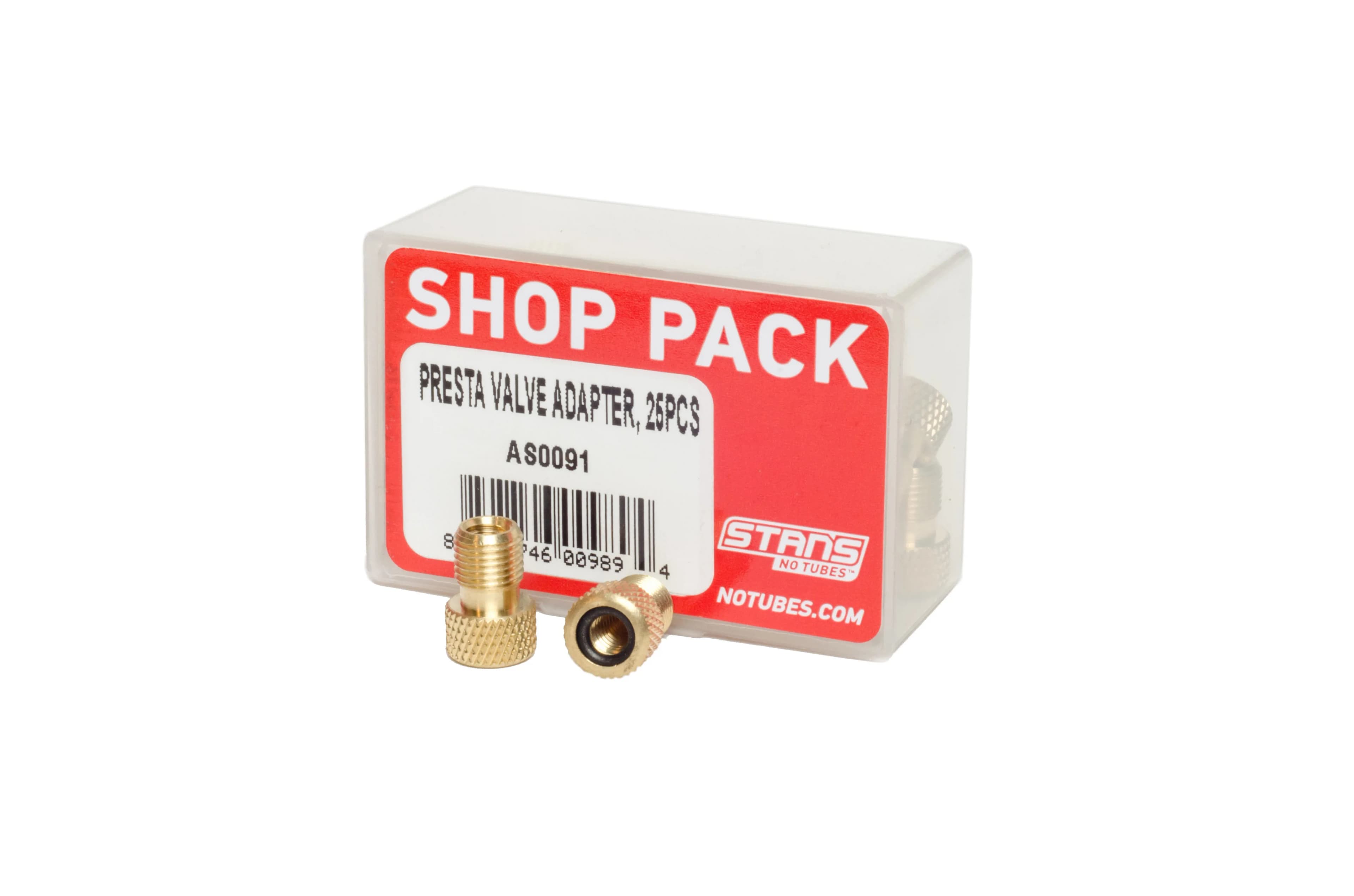 Адаптер ніпеля Stan's Presta Valve Adapter AV/FV, уп. 25 шт.