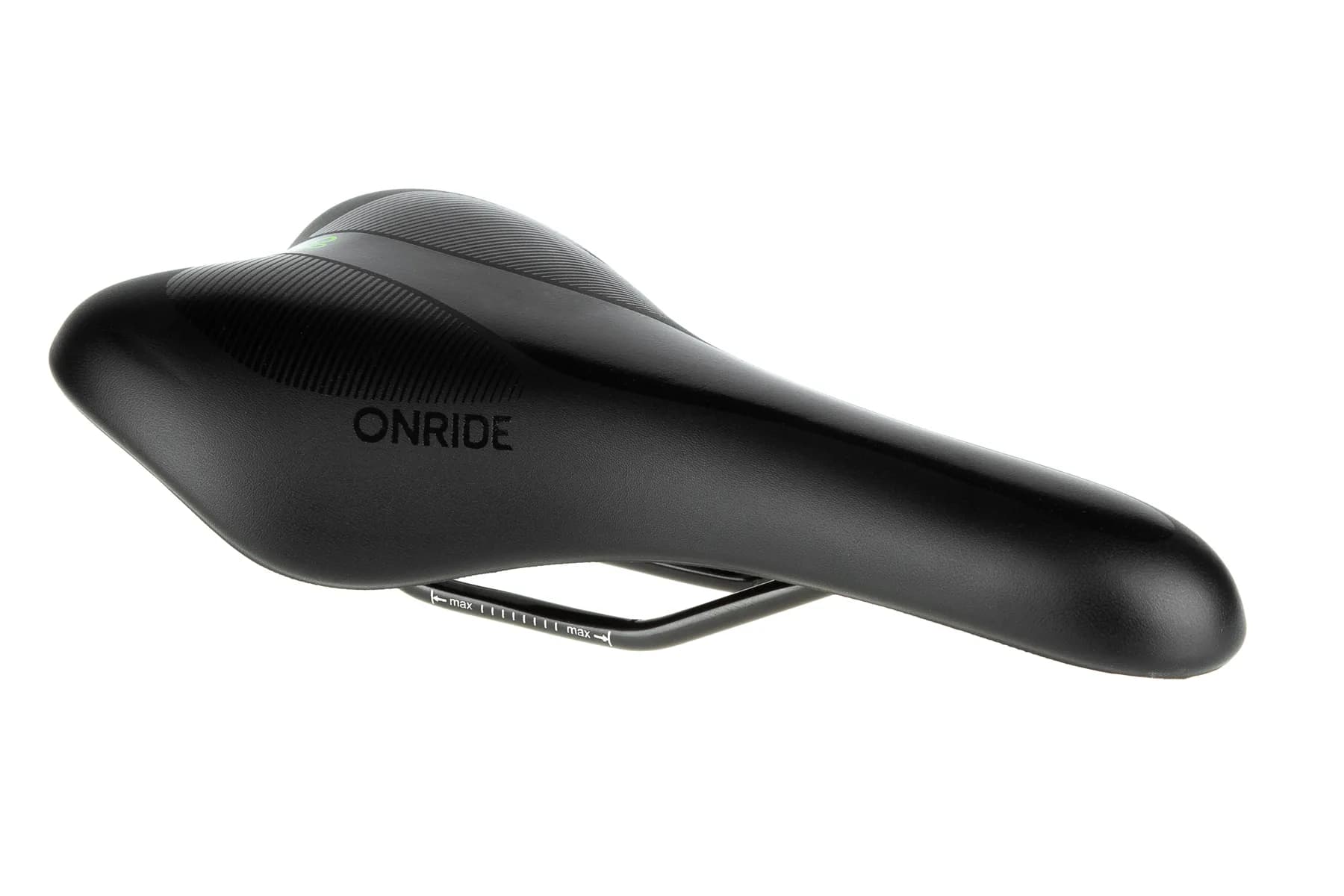 Сідло ONRIDE Heron, V-Memo, сталеві рамки, 278x154 мм, чорний
