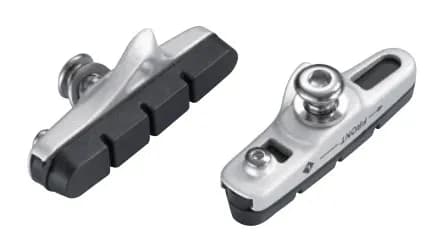 Гальмівні колодки Alligator для шосе з алюмінієвим корпусом сріблясті