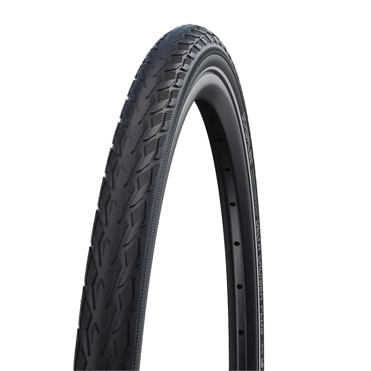 Покришка Schwalbe Delta Cruiser Plus 28x1.25 700x32C (32-622) Active, PunctureGuard, TwinSkin, GREEN