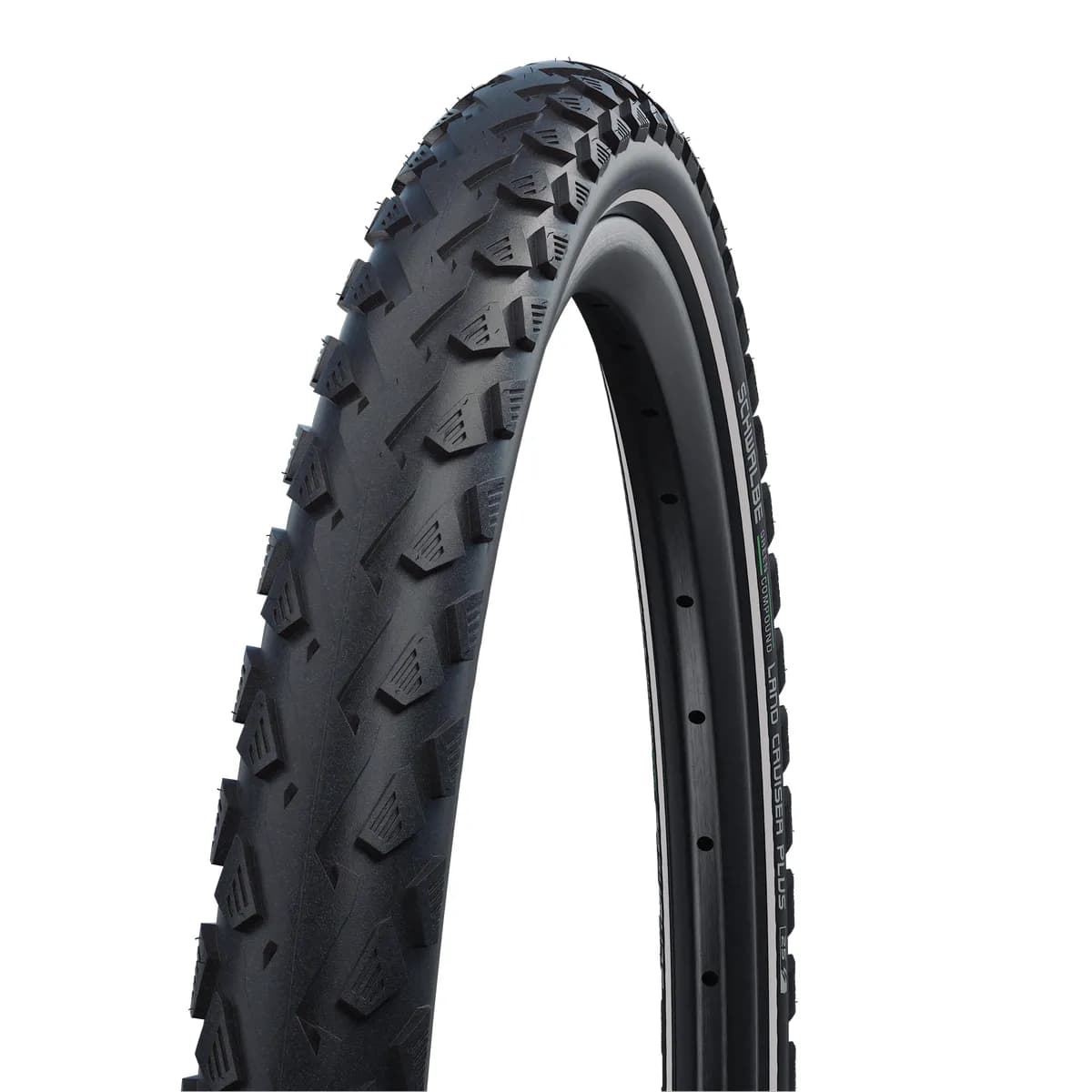 Покришка Schwalbe Land Cruiser Plus 28x1.40 700x35C (37-622) Active, PunctureGuard, TwinSkin, GREEN,