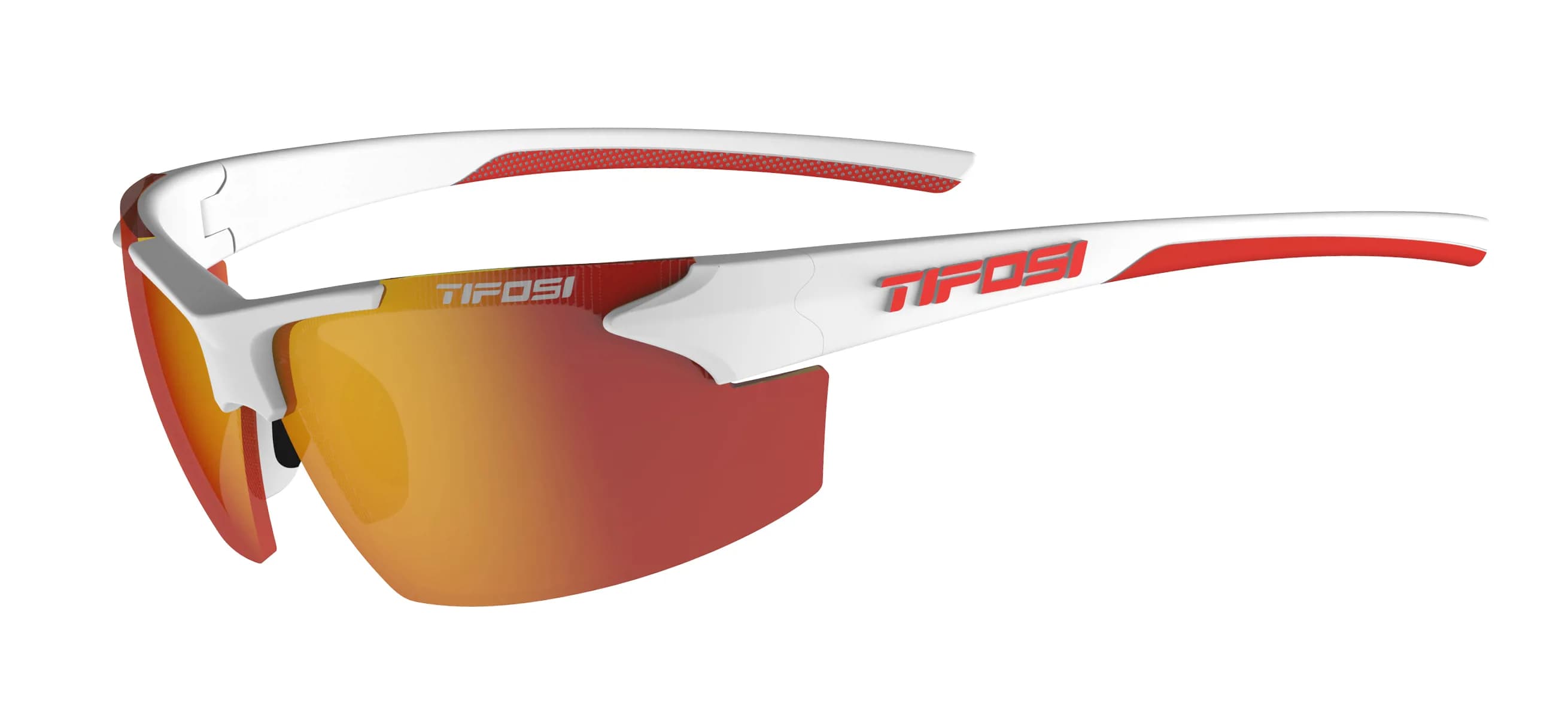 Окуляри Tifosi Track White/Red, лінзи Smoke Red Mirror (15%)