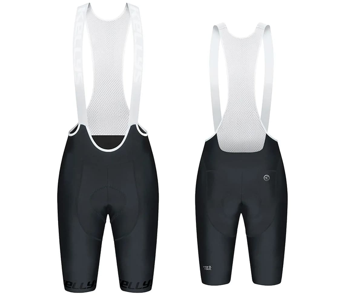 Велотруси з памперсом та лямками KLS Rival 2 чорний XL