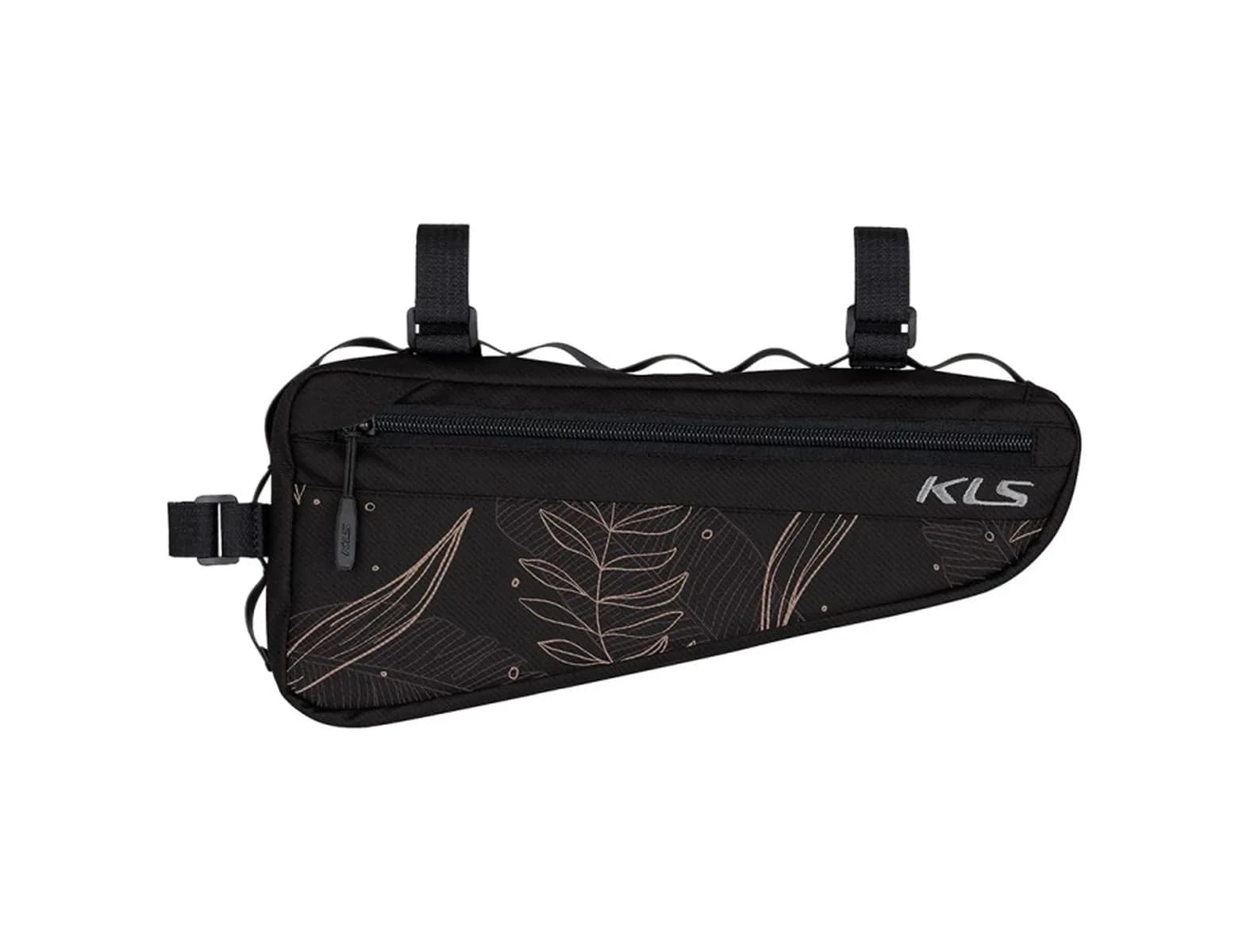 Сумка в трикутник рами KLS Rectangle 023 дизайн-квіти чорний