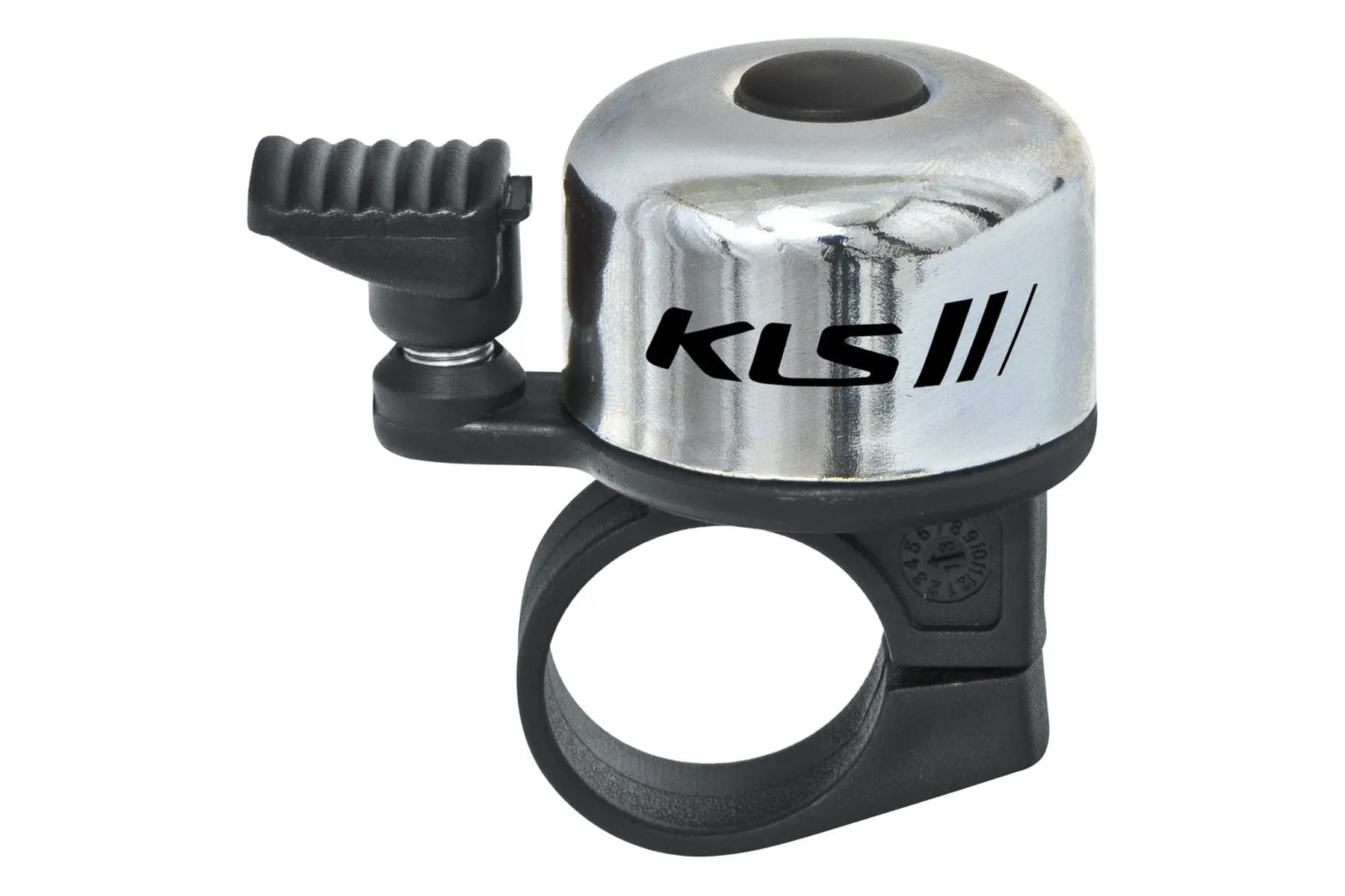 Дзвоник на кермо велосипеда KLS Bang 10 сірий, з кріпленням