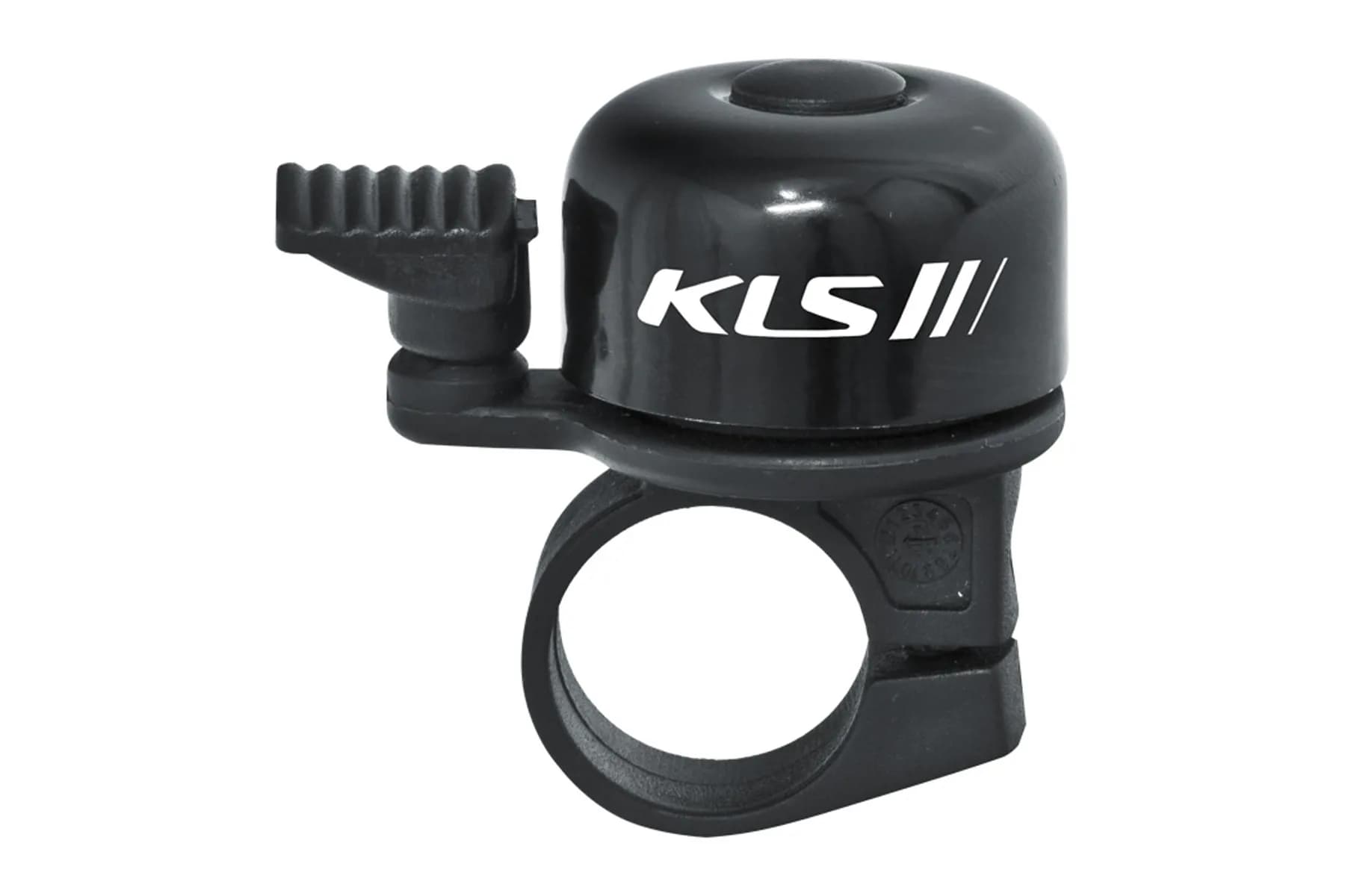 Дзвоник на кермо велосипеда KLS Bang чорний, з кріпленням