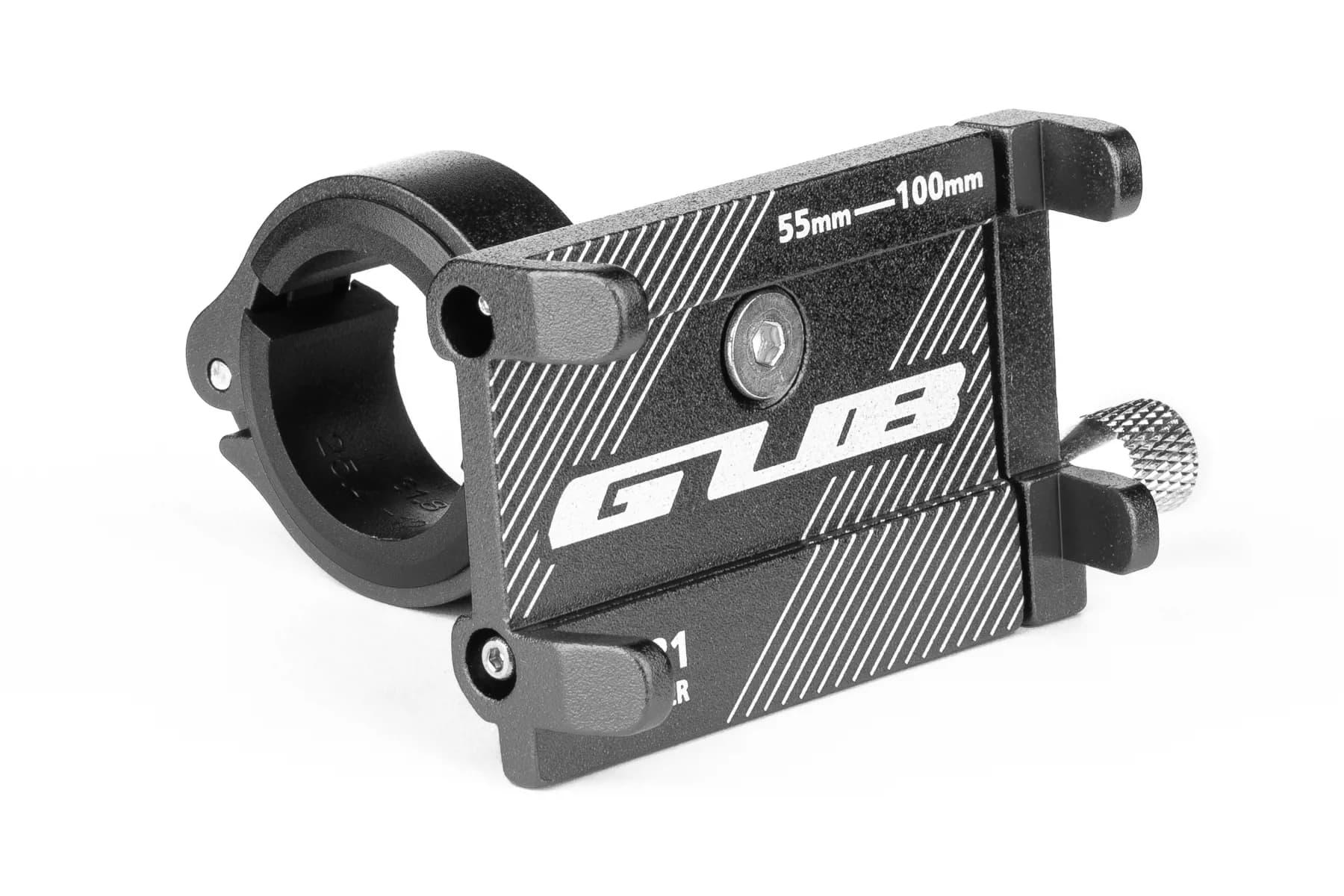 Тримач гаджета GUB G-81 на кермо алюмінієвий. чорний