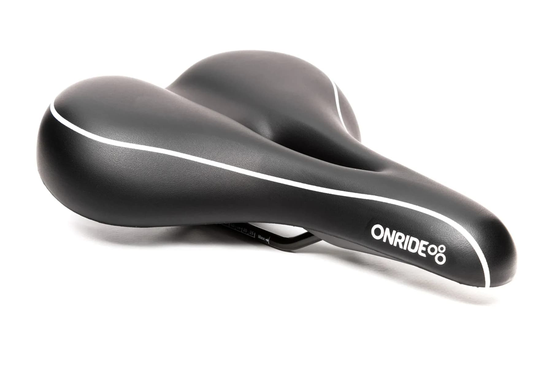 Сідло ONRIDE Ace, сталеві рамки, 262x198 мм, чорний
