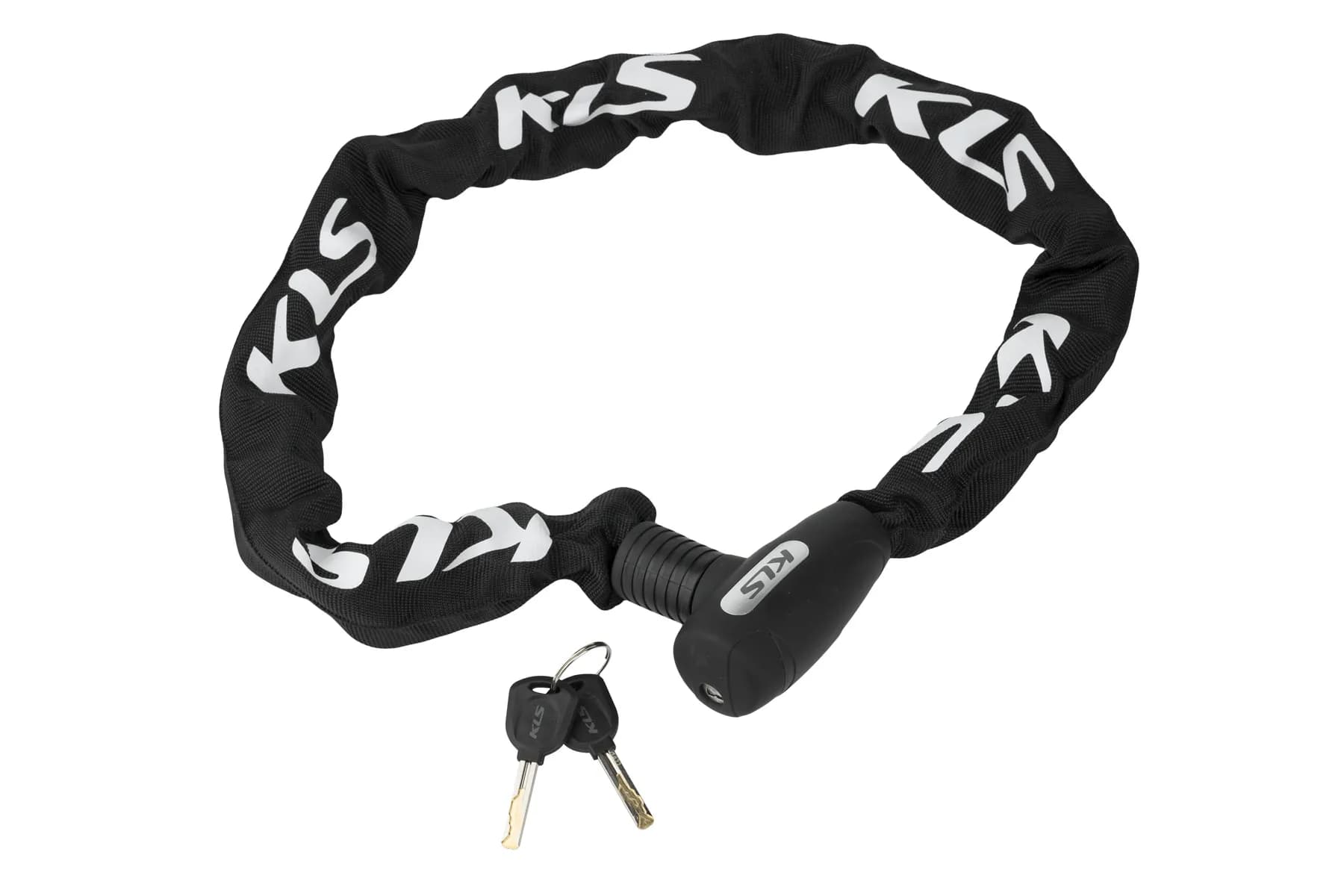 Замок ланцюговий під ключ KLS Chainlock 10 чорний 10x1000 мм