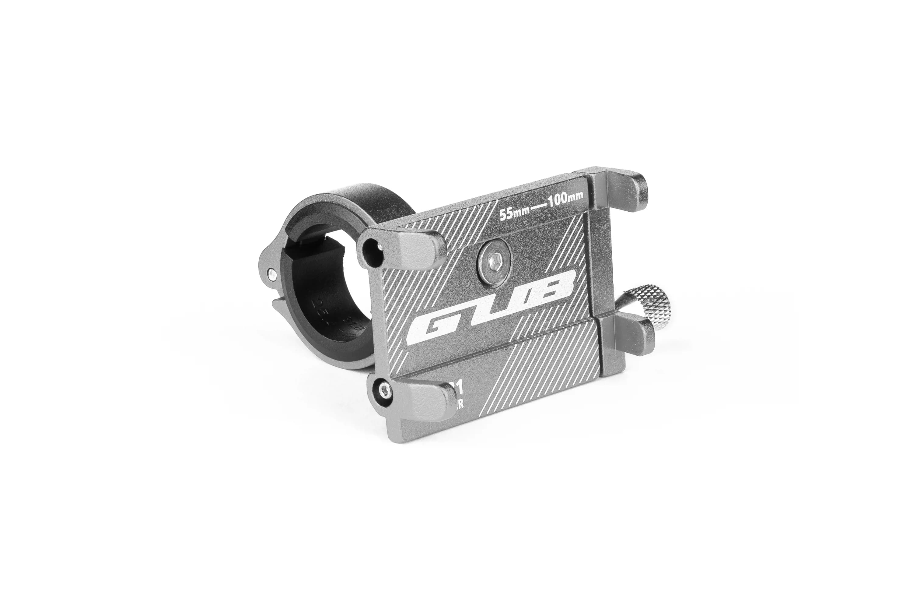 Тримач гаджета GUB G-81 на кермо алюмінієвий, титан