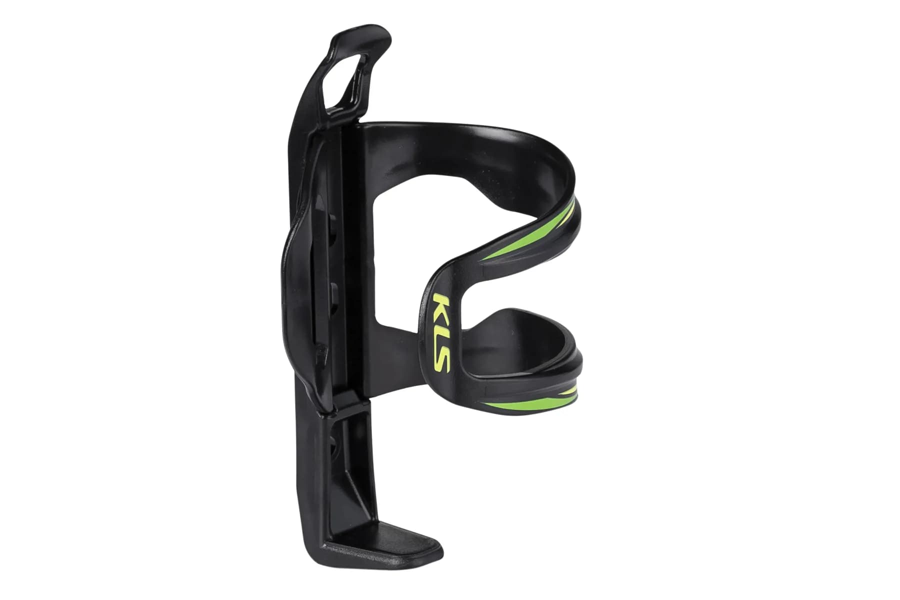 Фляготримач з бічним завантаженням KLS Revert пластик, лівий\правий, зелений