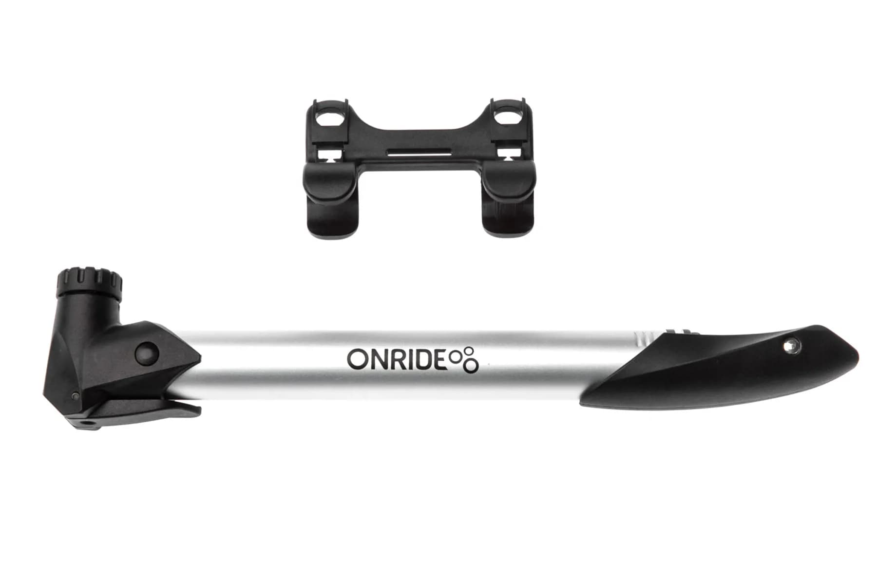 Насос компактний ONRIDE Sky алюмінієвий, 22см, макс.тиск 100PSI голівка під FV/AV