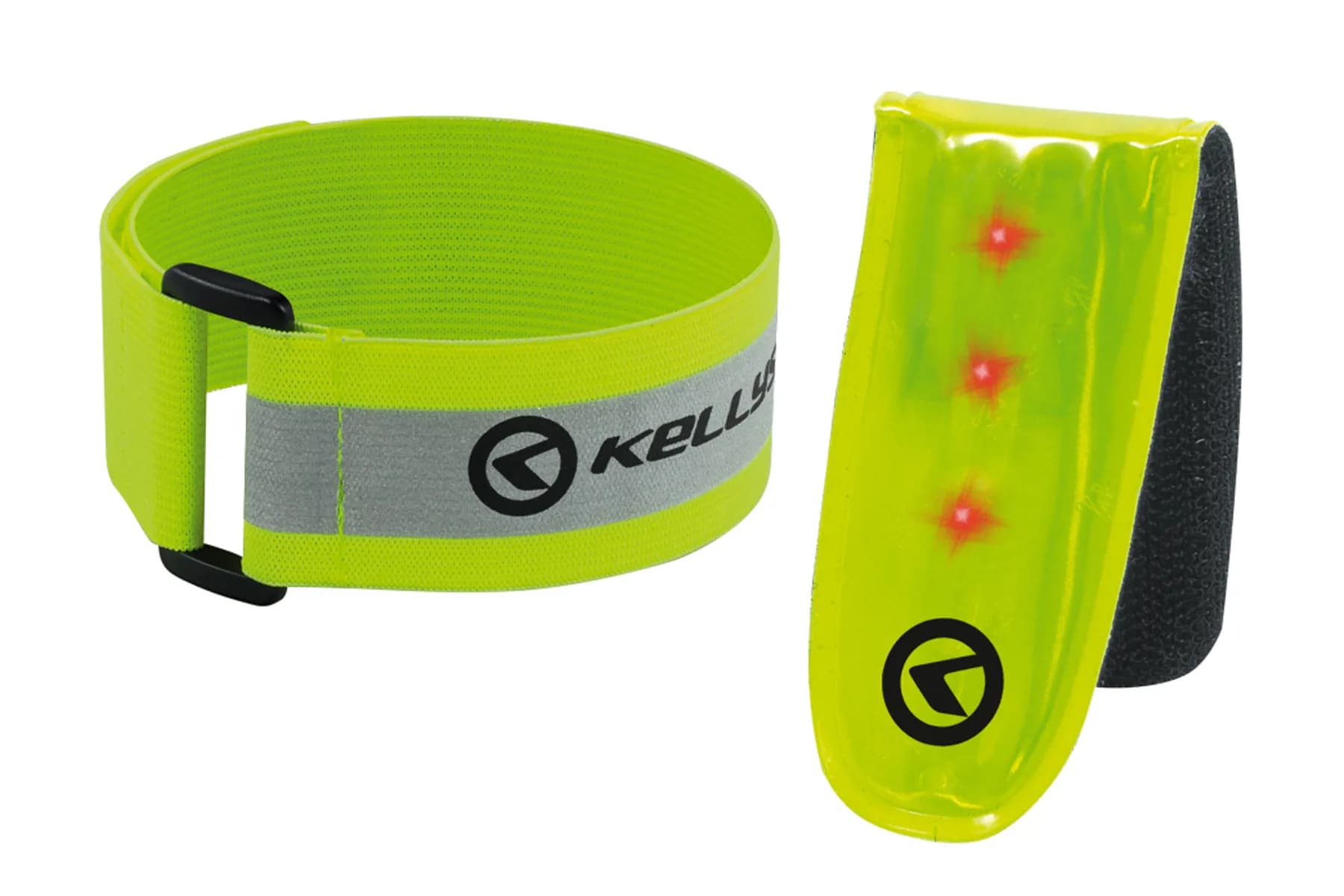 Світловідбиваючий набір KLS Twinkle set (смужка + кліпса з діодами) 3M Scotchlite