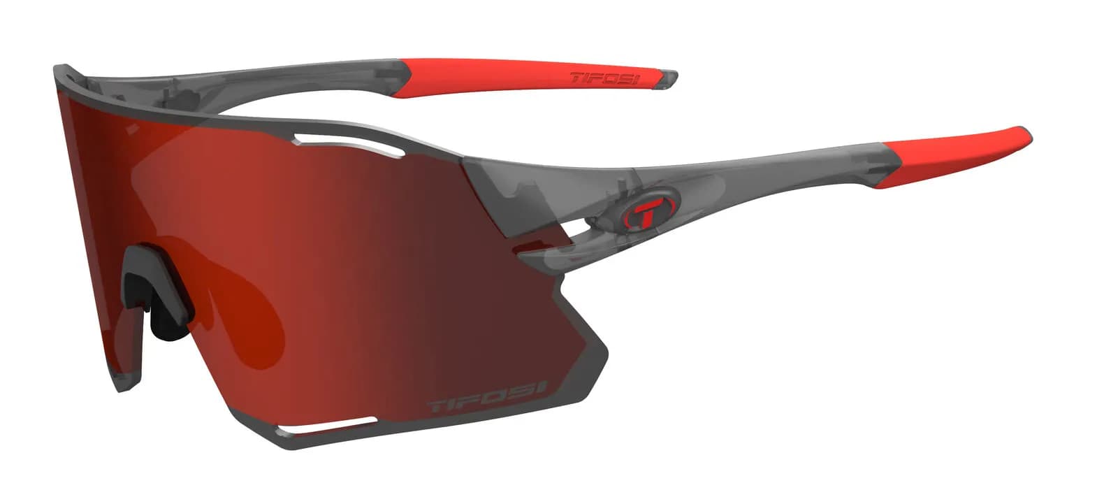 Окуляри Tifosi Rail Race Satin Vapor, лінзи Clarion Red (16)/Clear (90%)