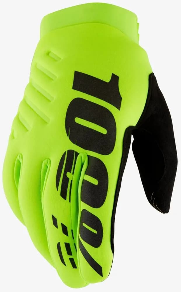 Зимові перчатки 100% BRISKER Glove [Fluo Yellow], L (10)
