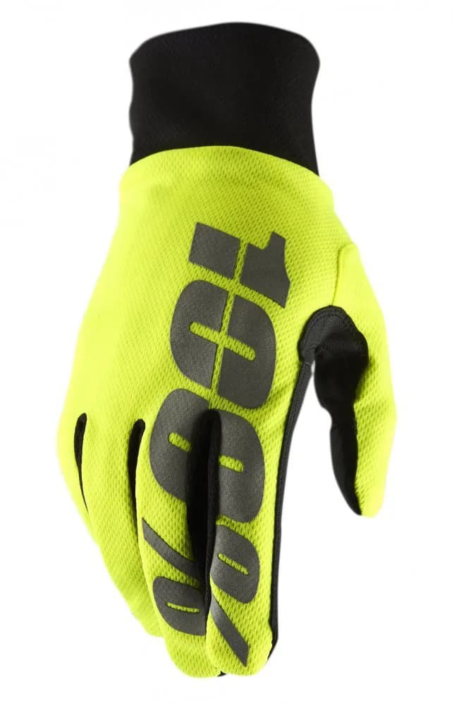Водостійкі перчатки 100% Hydromatic Waterproof Glove [Neon Yellow], L (10)