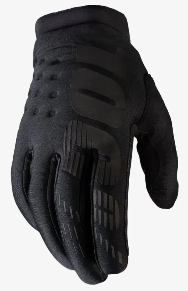 Зимові перчатки 100% BRISKER Glove [Black], S (8)