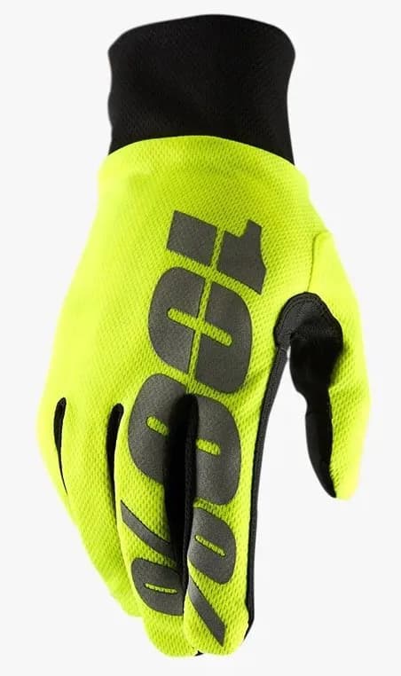 Водостійкі перчатки 100% Hydromatic Waterproof Glove [Fluo Yellow], L (10)