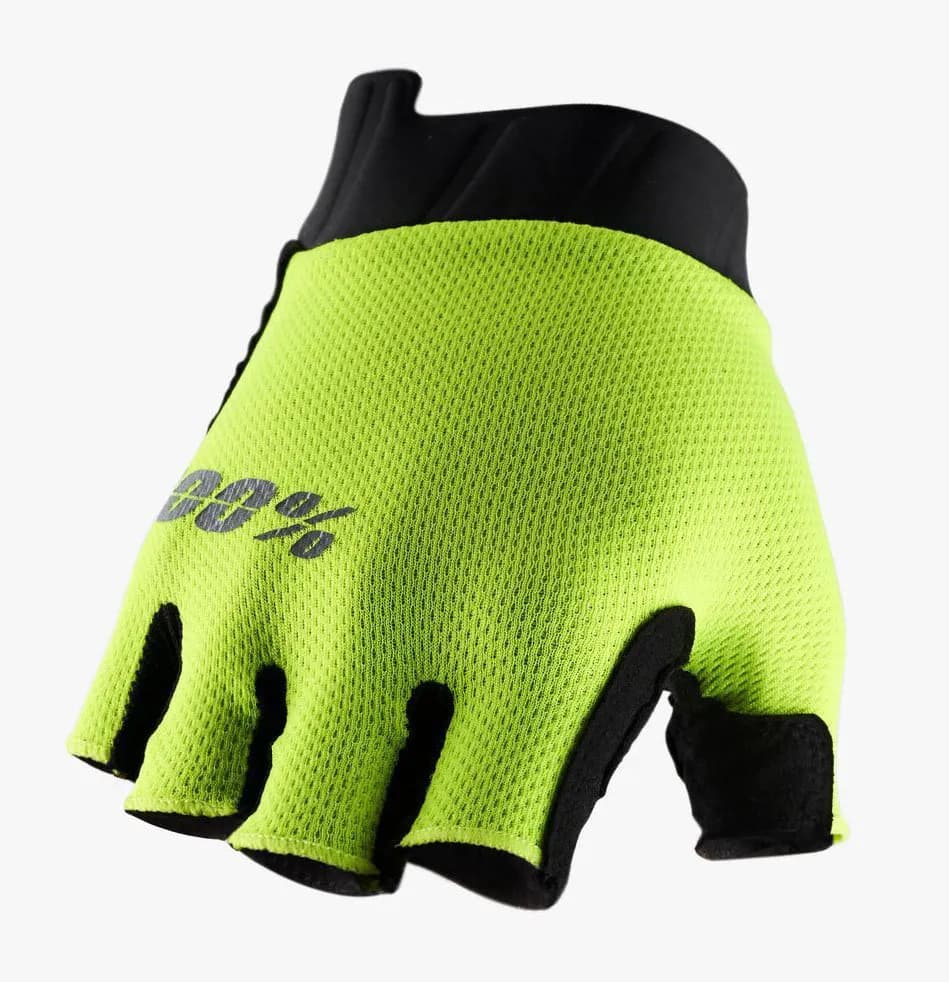 Перчатки Ride 100% EXCEEDA Gel Short Finger Glove [Fluo Yellow], L (10)