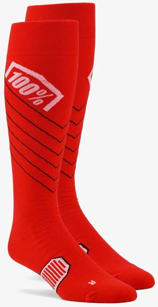 Шкарпетки Ride 100% HI-SIDE Thin Socks [Red], L/XL