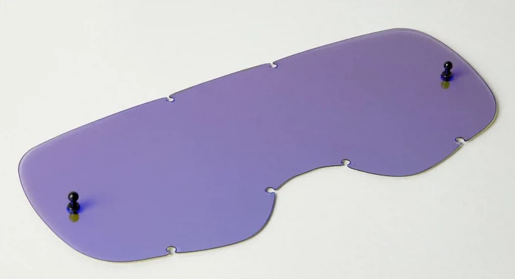 Лінза FOX AIRSPACE/MAIN II LENS - Chrome Blue, Mirror Lens