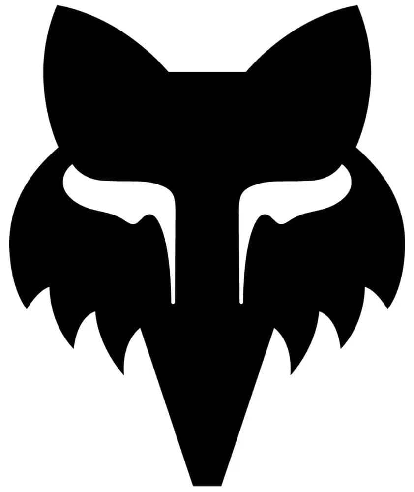 Наліпка FOX HEAD DIE CUT 2.5" [Black]