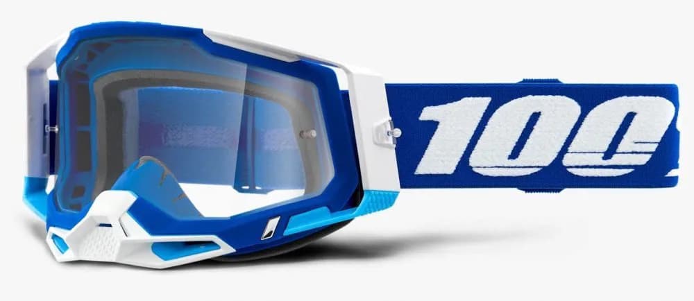 Окуляри 100% RACECRAFT 2 Goggle Blue - Clear Lens, Clear Lens