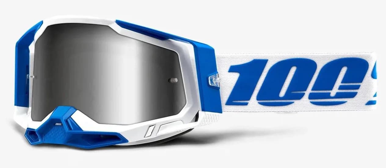 Окуляри 100% RACECRAFT 2 Goggle Isola - Flash Silver Lens, Mirror Lens