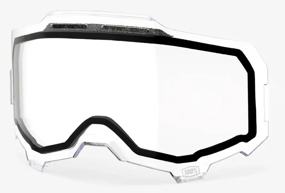 Лінза 100% ARMEGA Dual Vented Lens - Clear, Dual Clear Lens