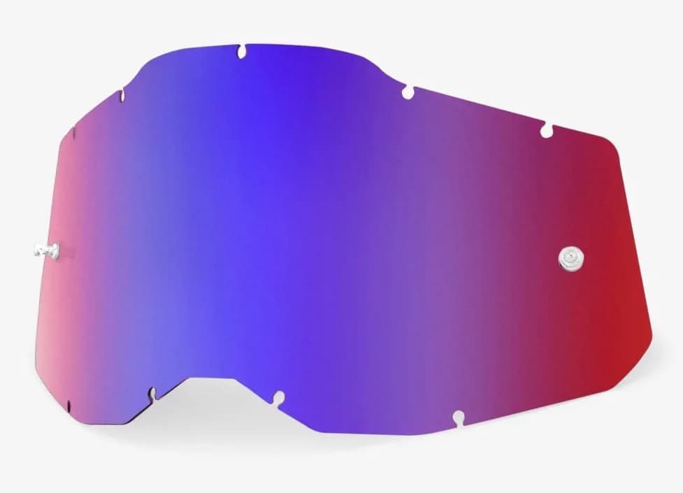 Лінза 100% RC2/AC2/ST2 Replacement Lens - Mirror Red/Blue, Mirror Lens