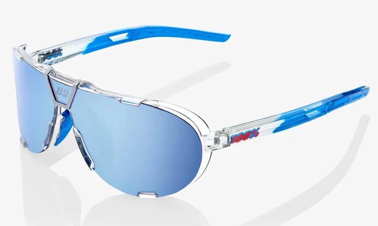 Окуляри Ride 100% WESTCRAFT+ - Jorge Martin SE Polished Clear - HiPER Blue Multilayer Mirror Lens, Mirror Lens