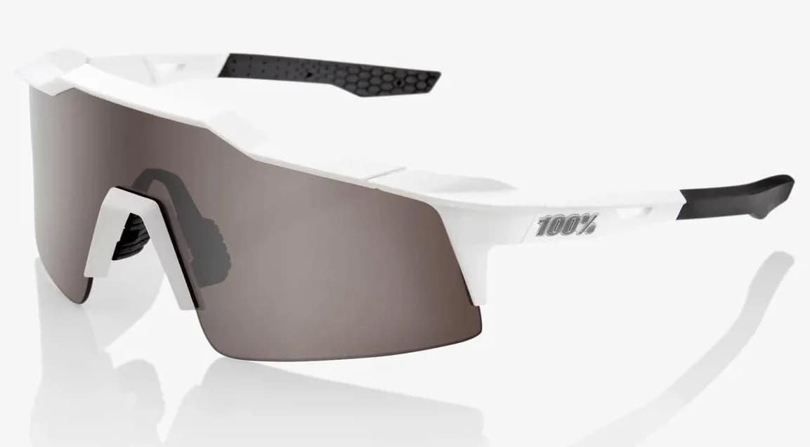 Окуляри Ride 100% SpeedCraft SL - Matte White - HiPER Silver Mirror, Mirror Lens