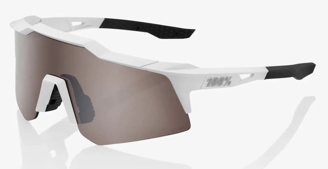 Окуляри Ride 100% SpeedCraft XS - Matte White - HiPER Silver Mirror Lens, Mirror Lens