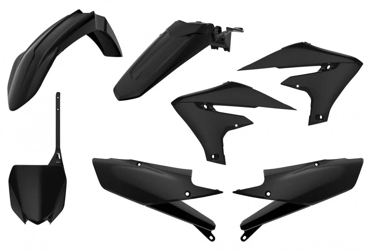 Пластик Polisport MX kit - Yamaha (19-) [Black], Yamaha