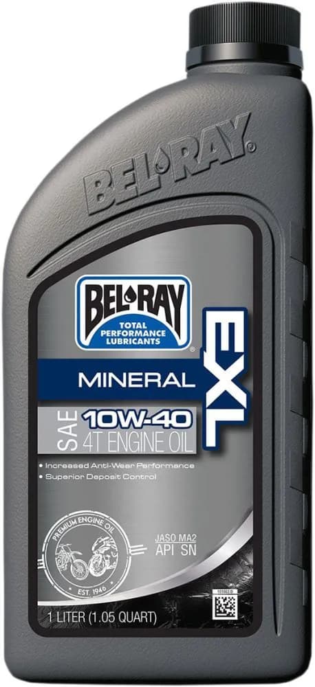 Масло моторне Bel-Ray EXL Mineral 4T Engine Oil [1л], 20w-50