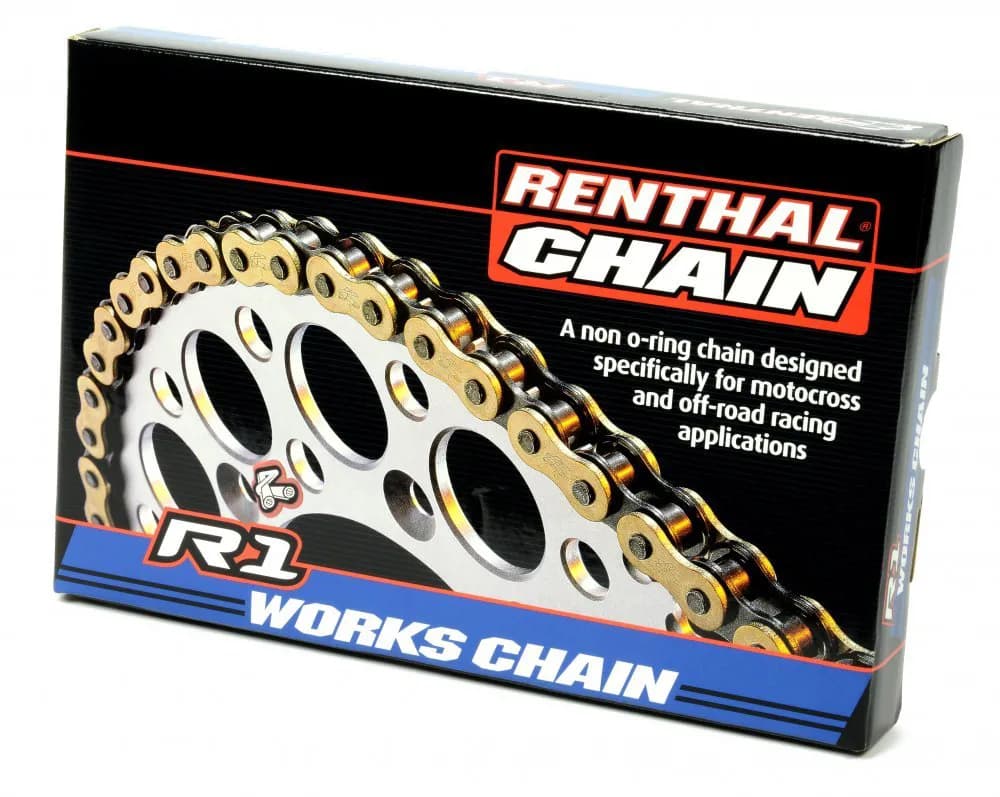 Ланцюг Renthal R1 Works Chain 428 [Gold], 428-120L / No Seal