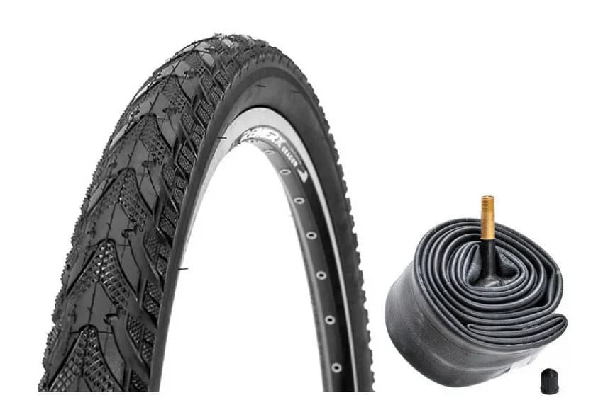 Покришка 24" x 1.95 чорний 30 TPI з камерою KENDA W2003