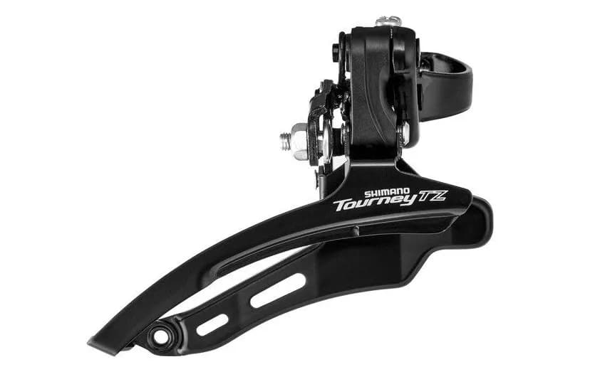 Перемикач перед. в/тяга  верхн. хомут 3 індекс max-42T 31.8мм SHIMANO FD-TZ500 чорний