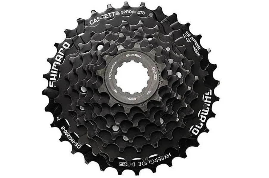 Касета 8 12-32Т Сталь SHIMANO CS-HG200  чорний
