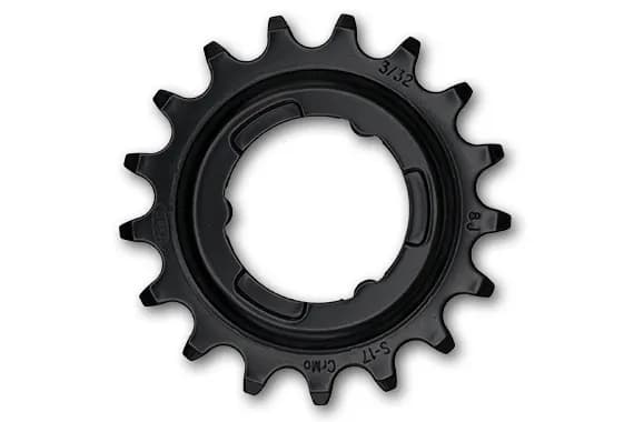 Зірка задня KMC Shimano Narrow 17T чорна 3/32"