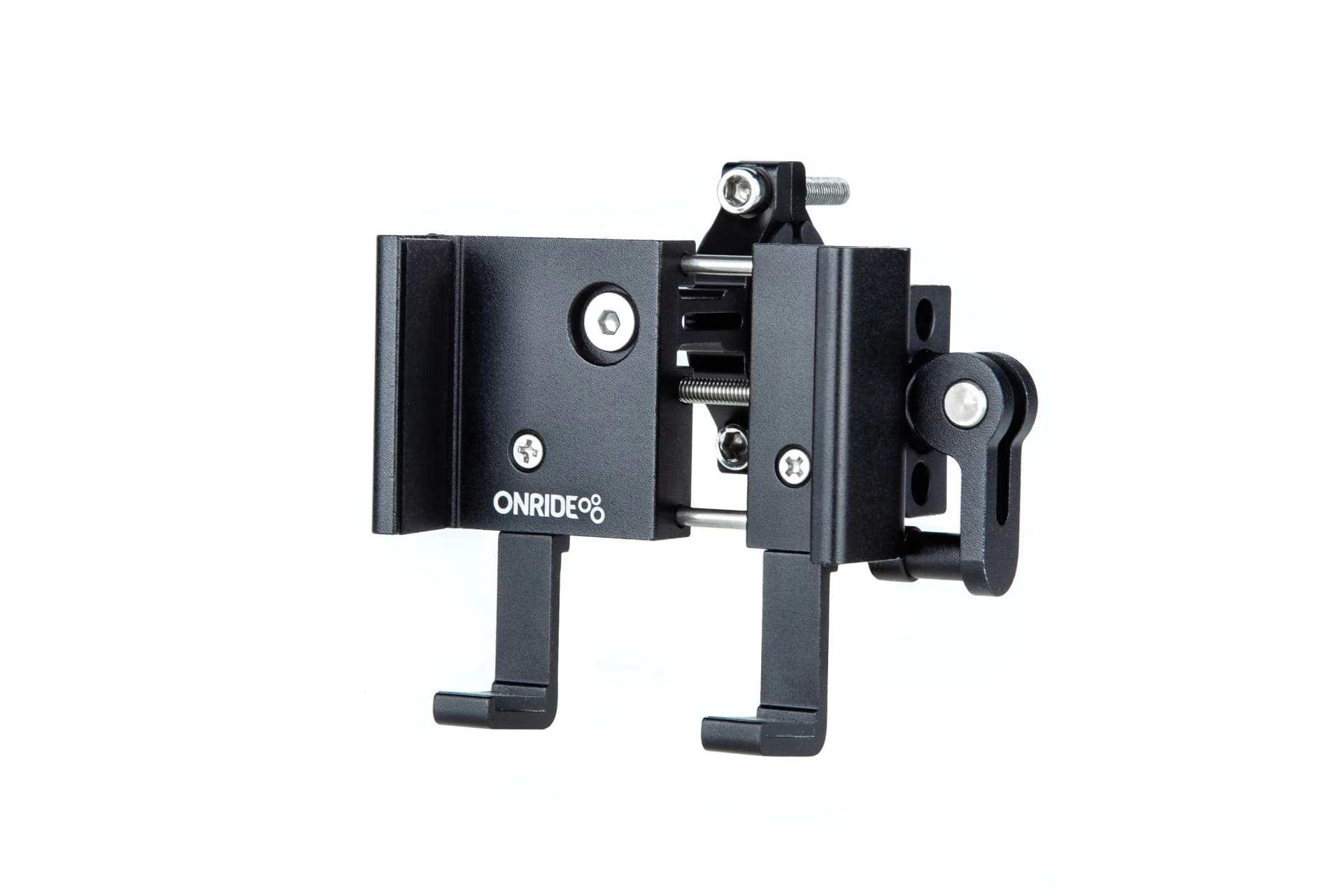 Тримач гаджета ONRIDE Holder 60, алю., ширина 60 - 78 мм, крок обертання 90°, Ø 20 - 36 мм