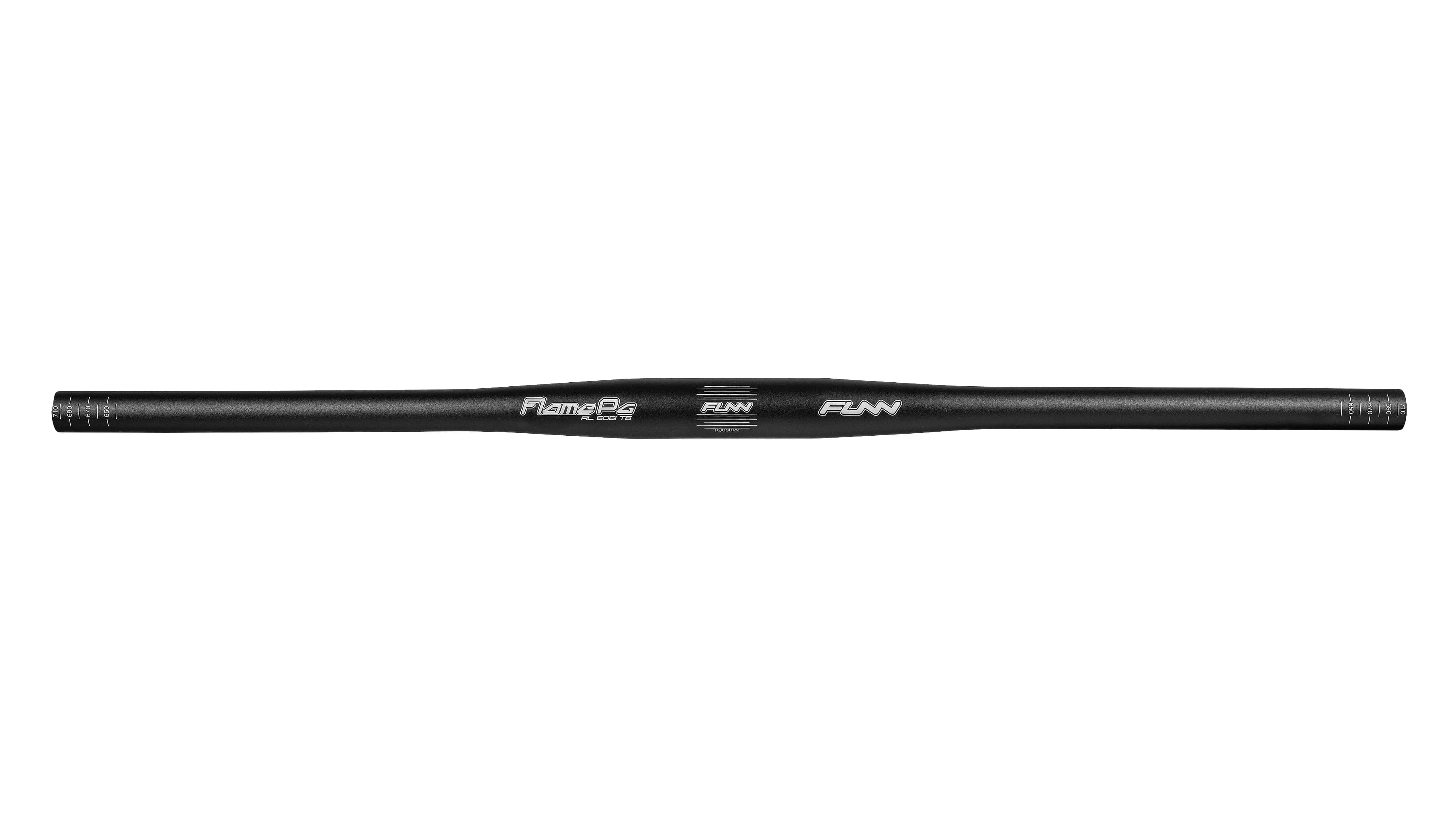 Руль FUNN Flame PG, 680 мм, підйом 0 мм, 9°, чорний