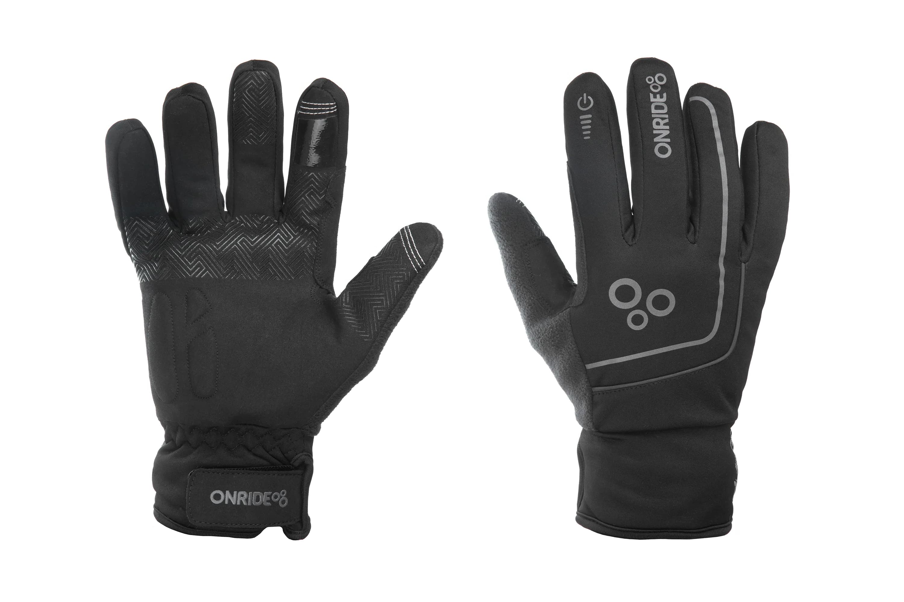 Демісезонні рукавички ONRIDE Natty чорні XL