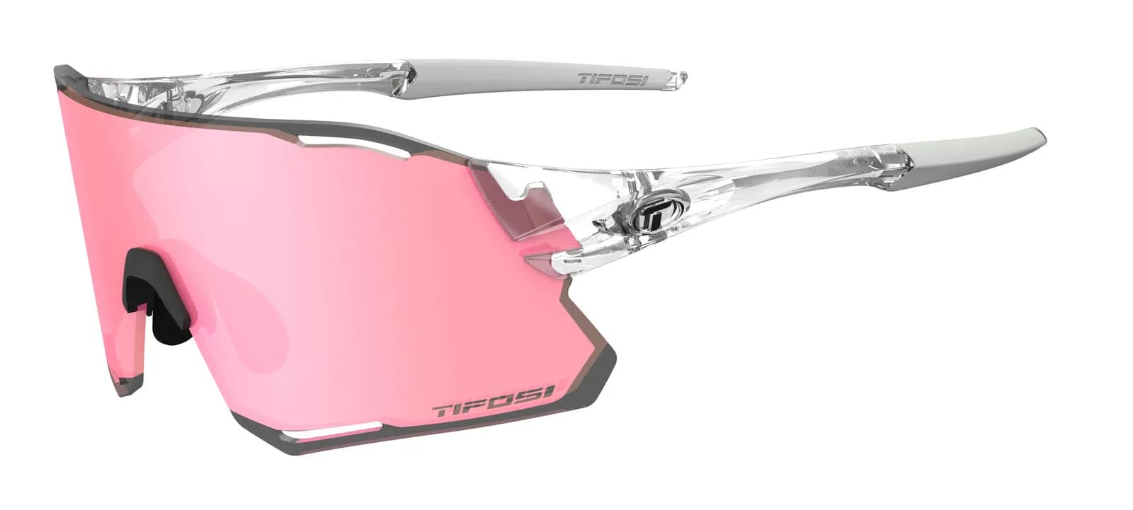Окуляри Tifosi Rail Race Crystal Clear, лінзи Clarion Rose (12%)/Clear (90%)