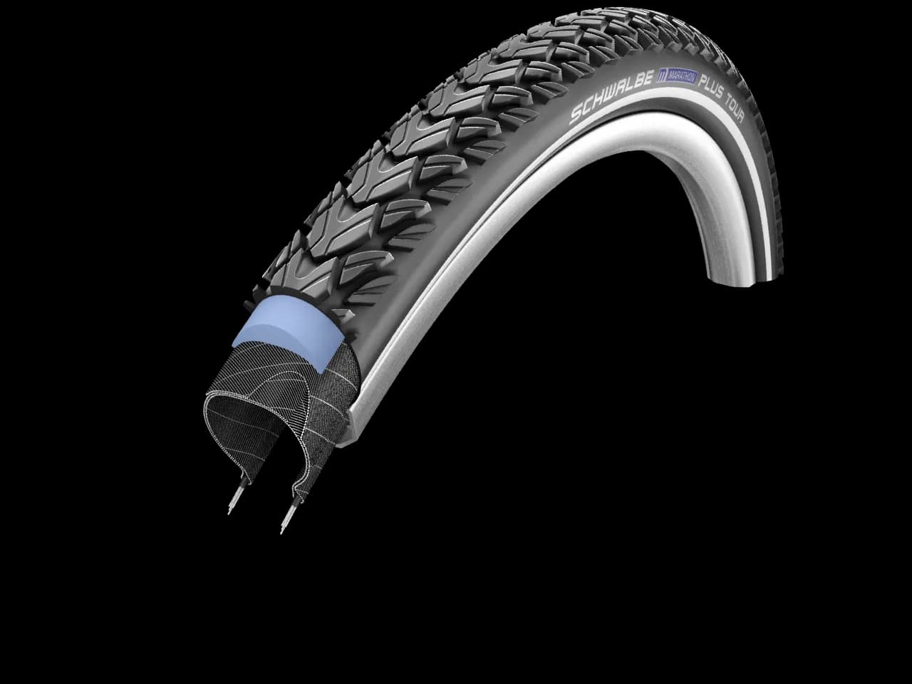 Покришка Schwalbe Marathon Plus Tour 26x2.00 (50-559) 67TPI 1100g reflex