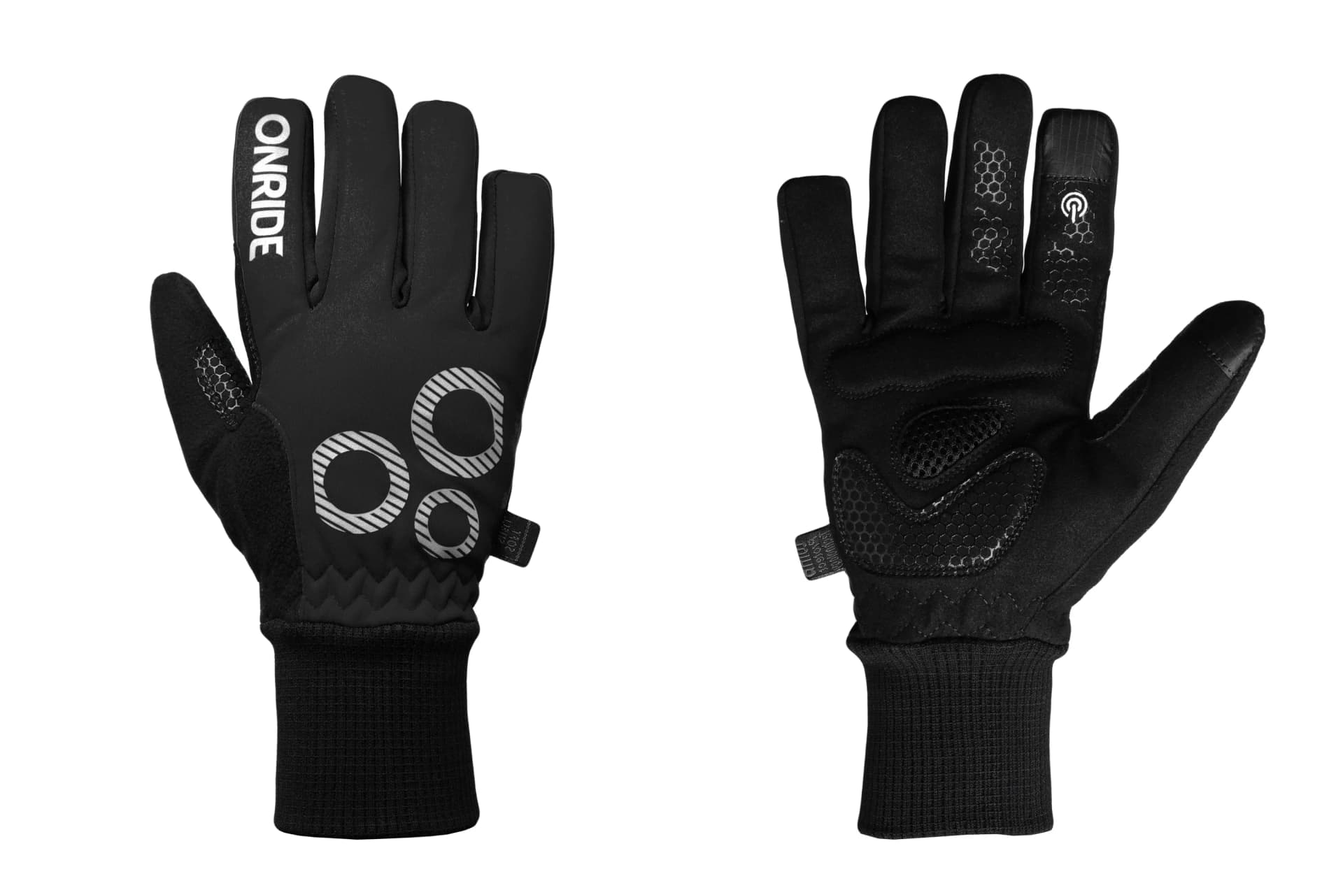 Рукавички ONRIDE Icy 20 колір чорний розмір S