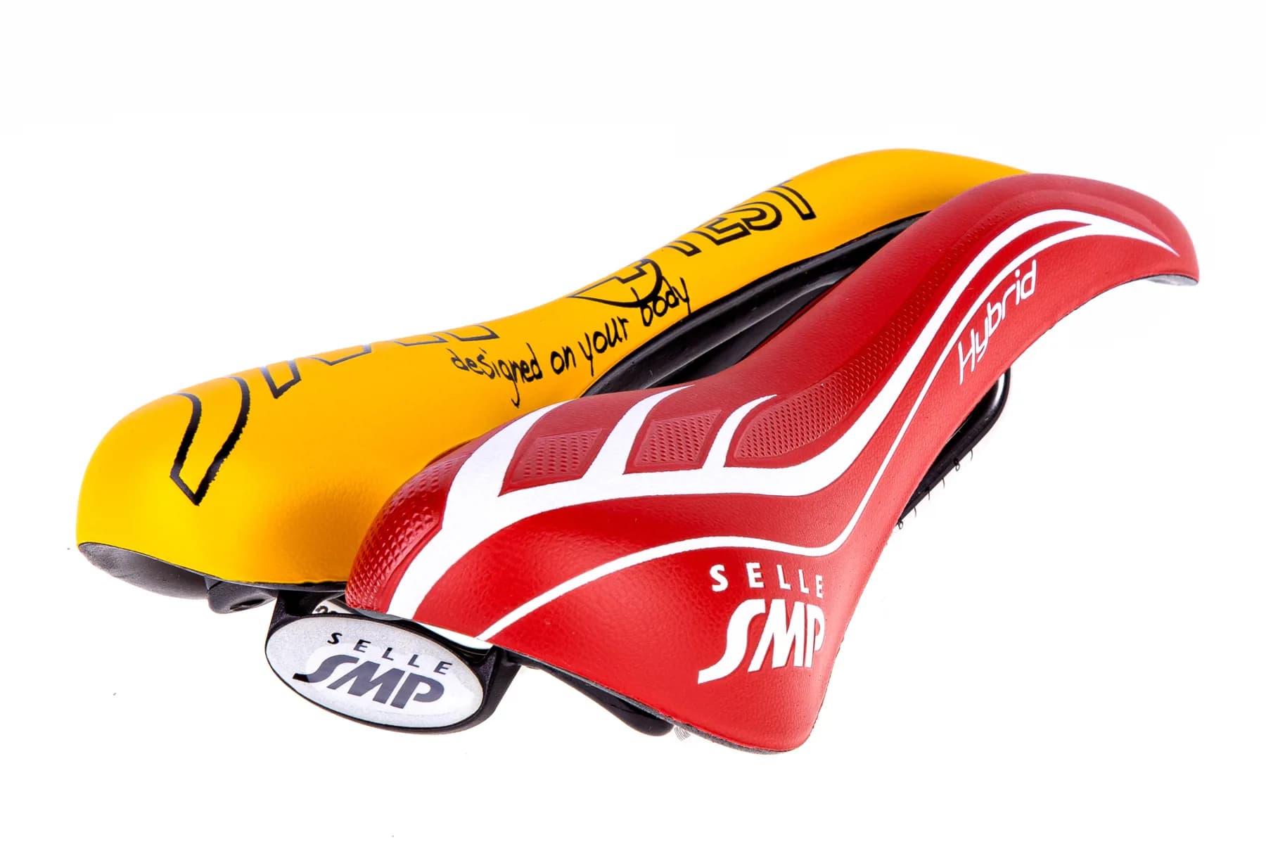 Сідло SMP HYBRID TEST RD/YELLOW